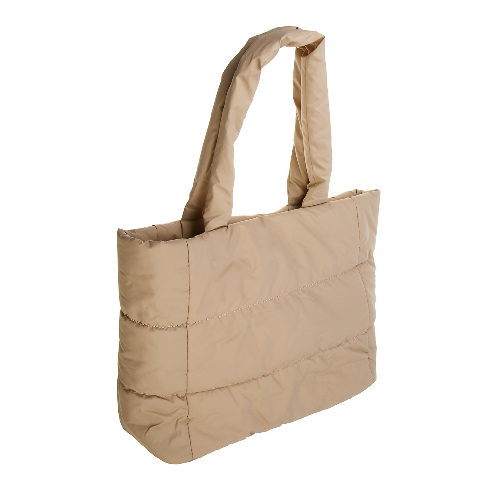 ЮL Пафф Сумка шоппер повседневная стеганая, 40x28x13 см, полиэстер, 2-3 цвета, арт.№ 337-220