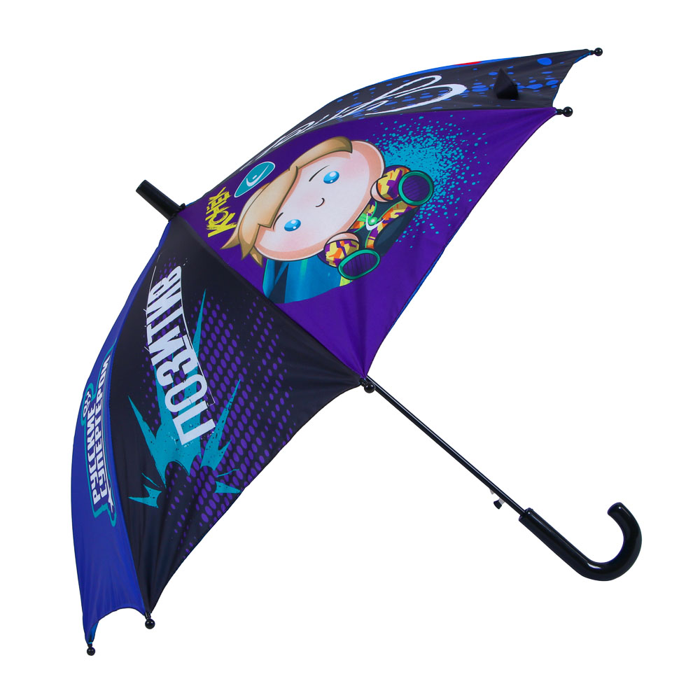 BY Русские Супергерои Зонт-трость детский, полиэстер, пластик, сплав, d82см, 8 спиц, #1, арт.№ 302-388