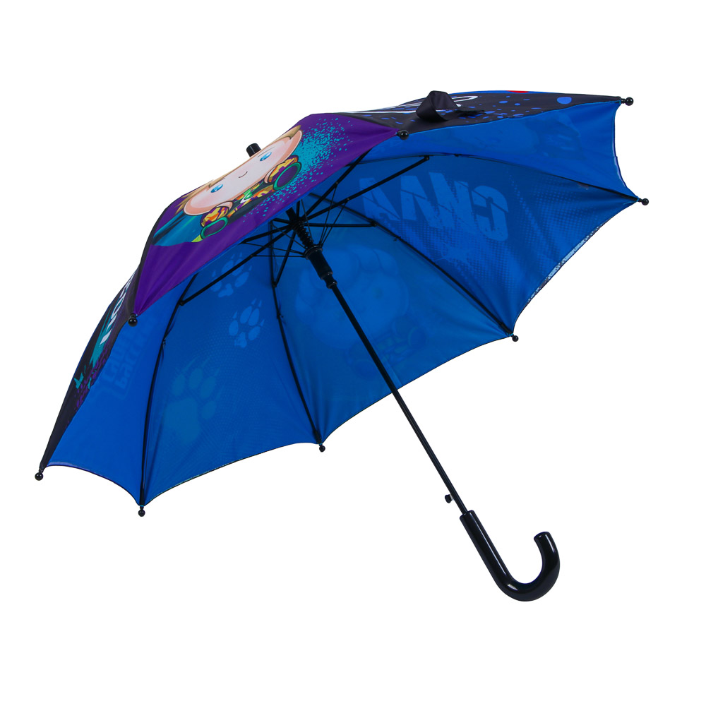 BY Русские Супергерои Зонт-трость детский, полиэстер, пластик, сплав, d82см, 8 спиц, #1, арт.№ 302-388