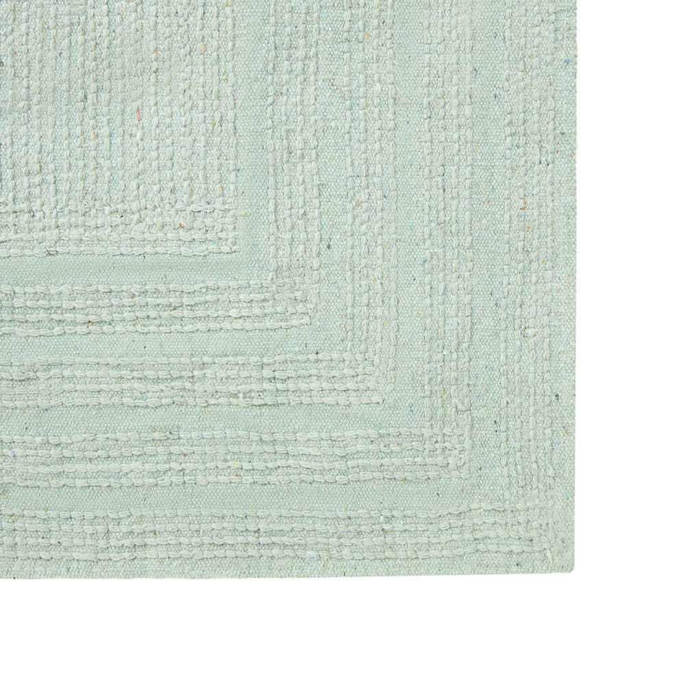 VETTA Коврик для ванной 50x80 см, хлопок, мятный (Индия), арт.№ 462-013