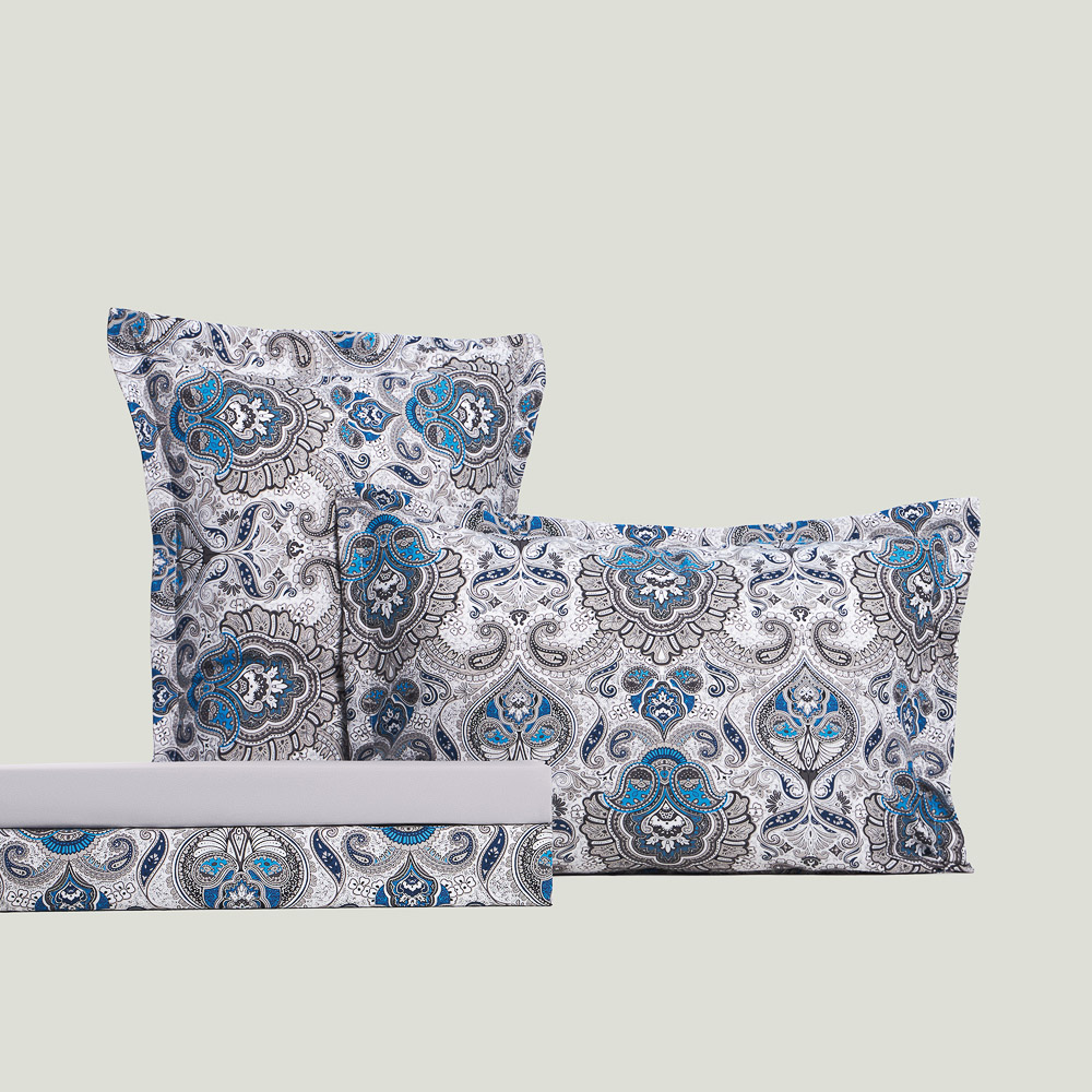 PROVANCE Нэви Комплект постельного белья 1,5 (4 предмета), микросатин, арт.№ 421-516