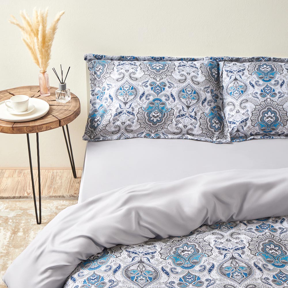 PROVANCE Нэви Комплект постельного белья 1,5 (4 предмета), микросатин, арт.№ 421-516