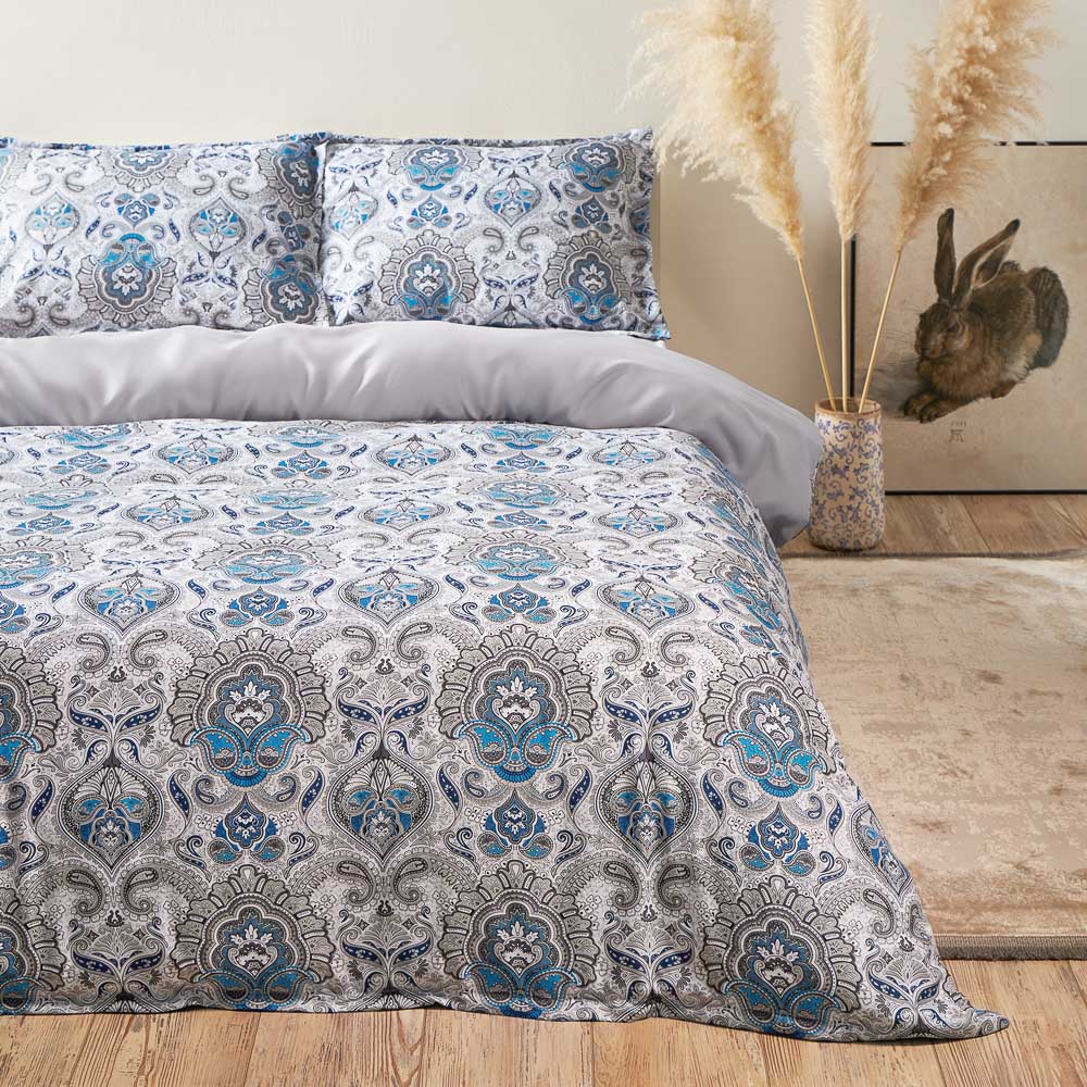 PROVANCE Нэви Комплект постельного белья евро (4 предмета), микросатин, арт.№ 421-518