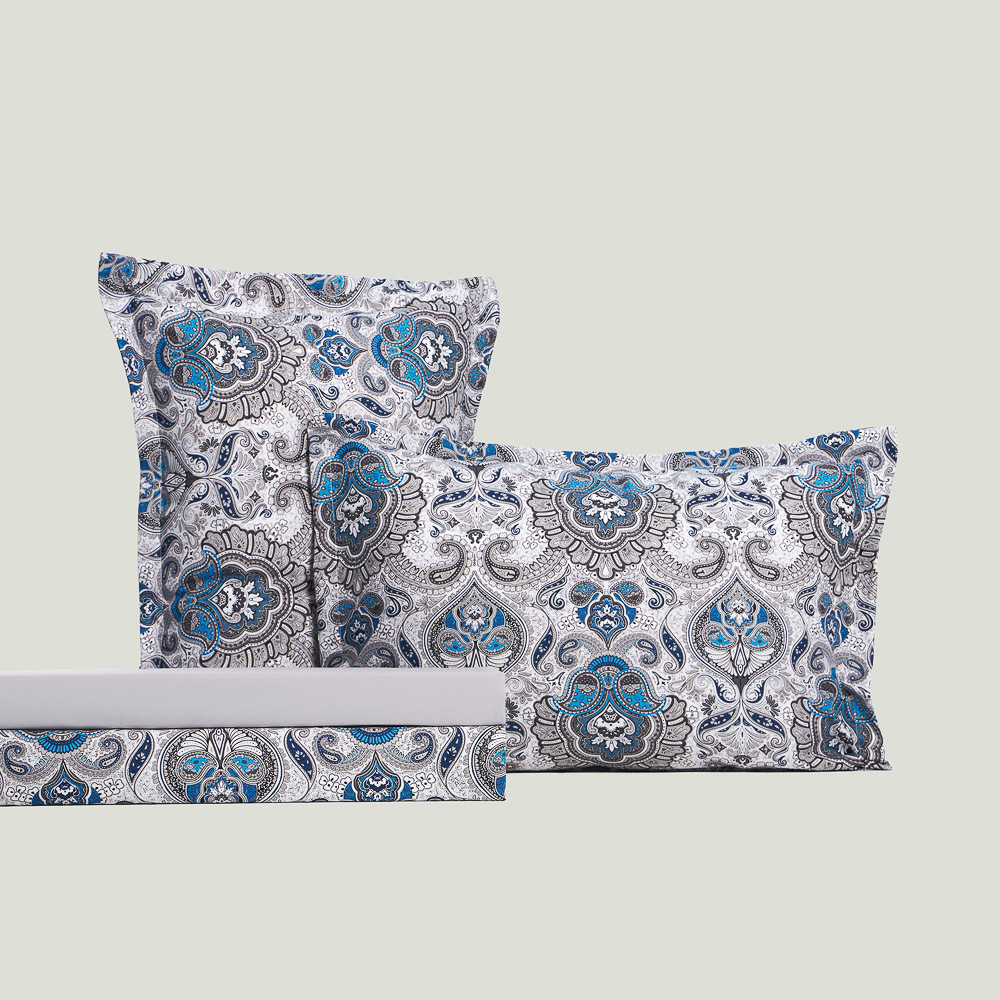 PROVANCE Нэви Комплект постельного белья евро (4 предмета), микросатин, арт.№ 421-518