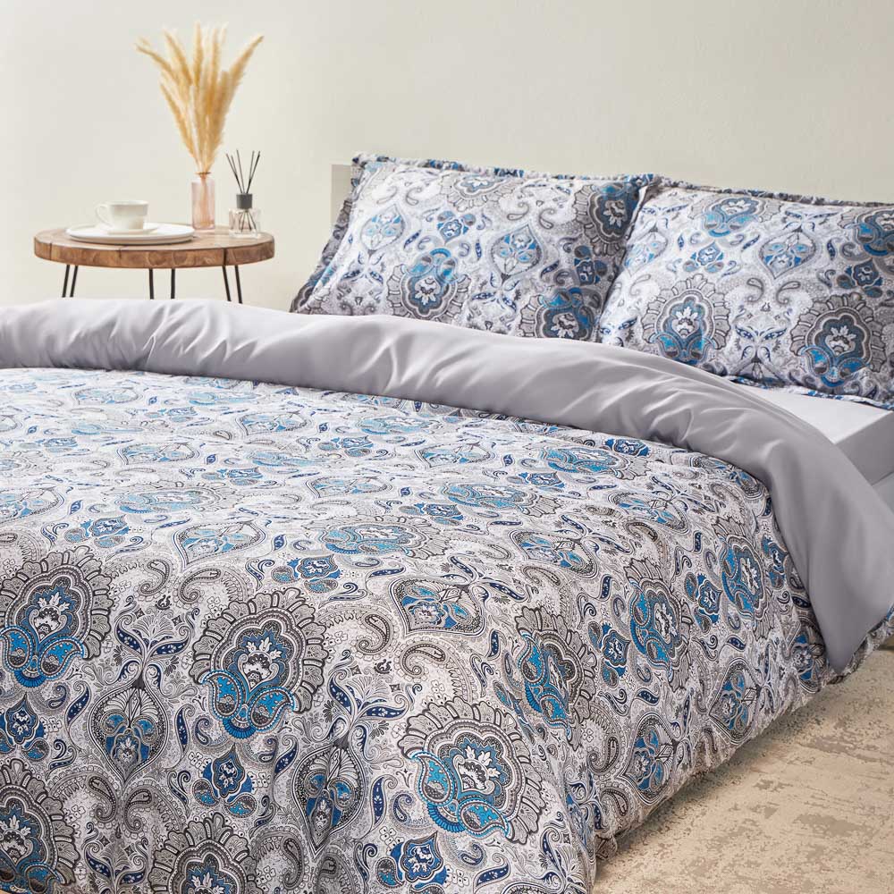 PROVANCE Нэви Комплект постельного белья евро (4 предмета), микросатин, арт.№ 421-518