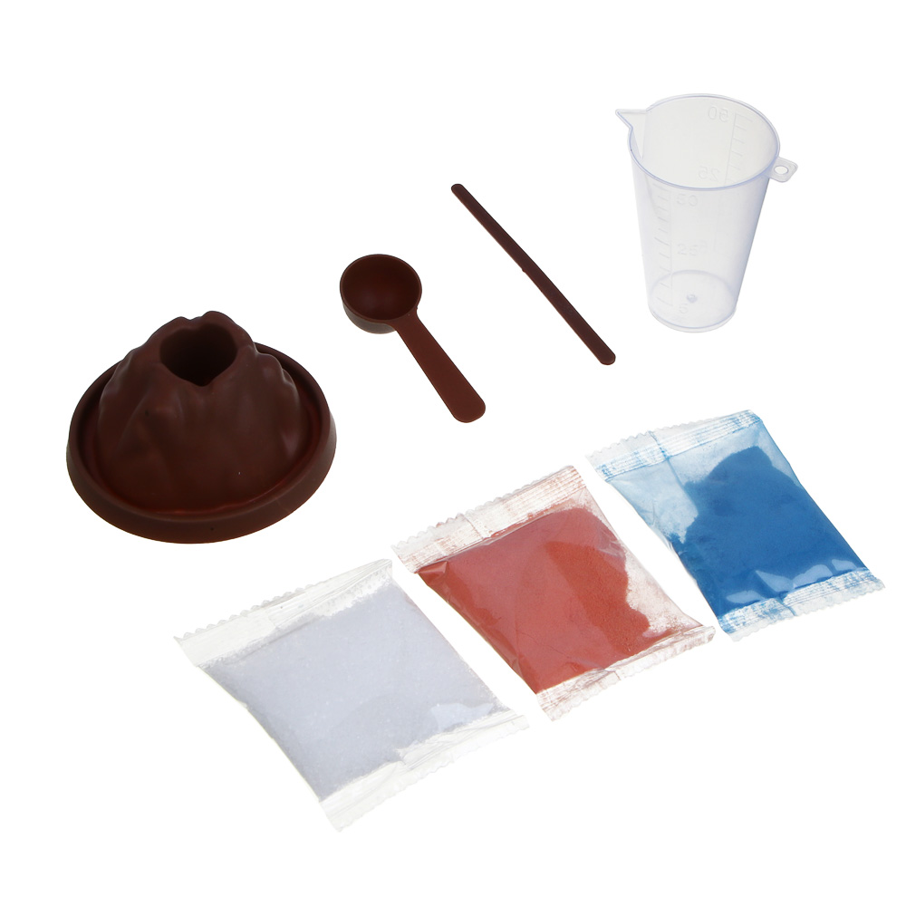 ХОББИХИТ Набор экспериментов "Извержение вулкана", PP, PS, 11х4,5х15см, арт.№ 283-216