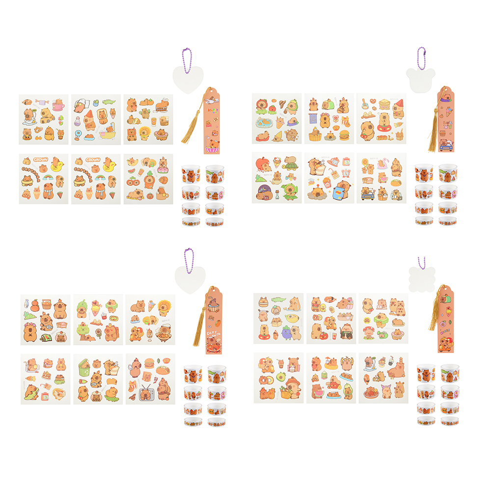 ХОББИХИТ Набор для декорирования «Капибара», 20,5х16,5х3,9см, PET, 4 дизайна, арт.№ 283-217