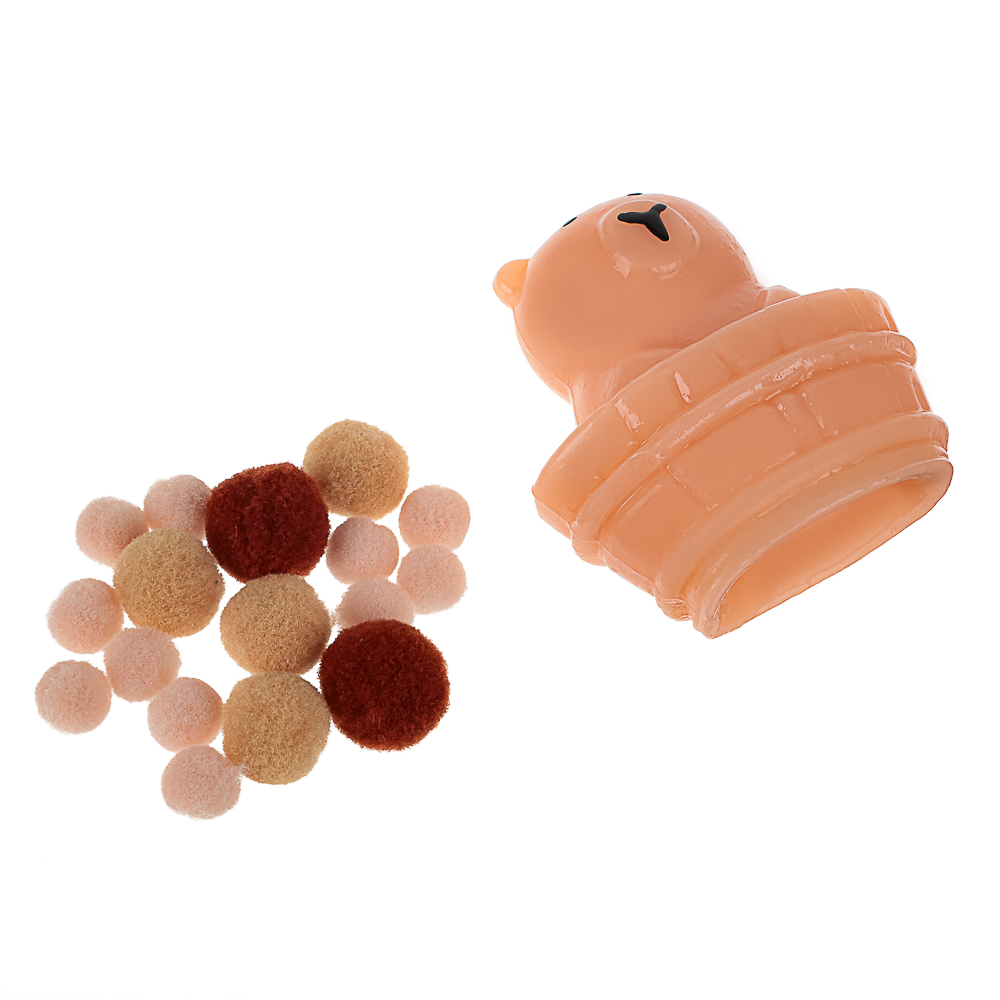 Антистресс сквиш-мялка "Капибара", TPR, 14,1х10,8х4,2см, 3 дизайна, арт.№ 297-156