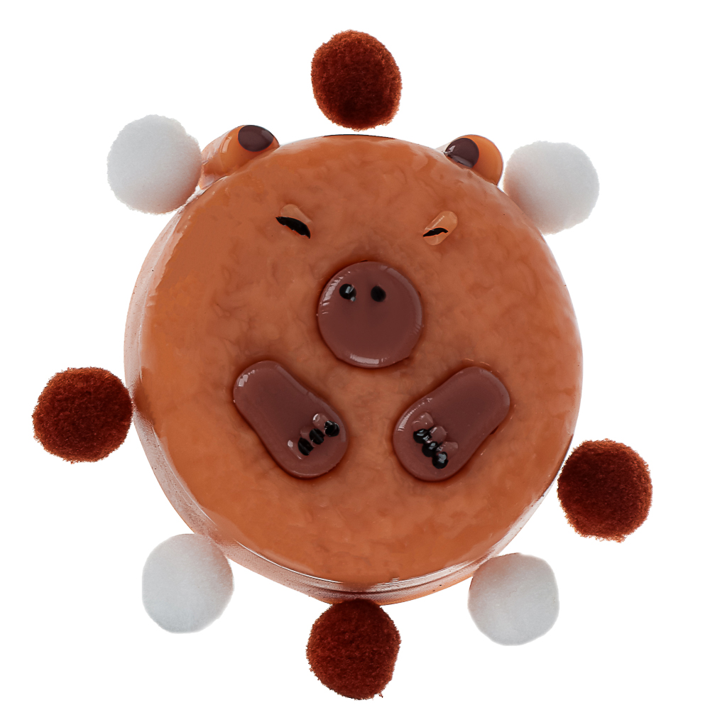 Антистресс сквиш-мялка "Капибара", TPR, 14,1х10,8х4,2см, 3 дизайна, арт.№ 297-156