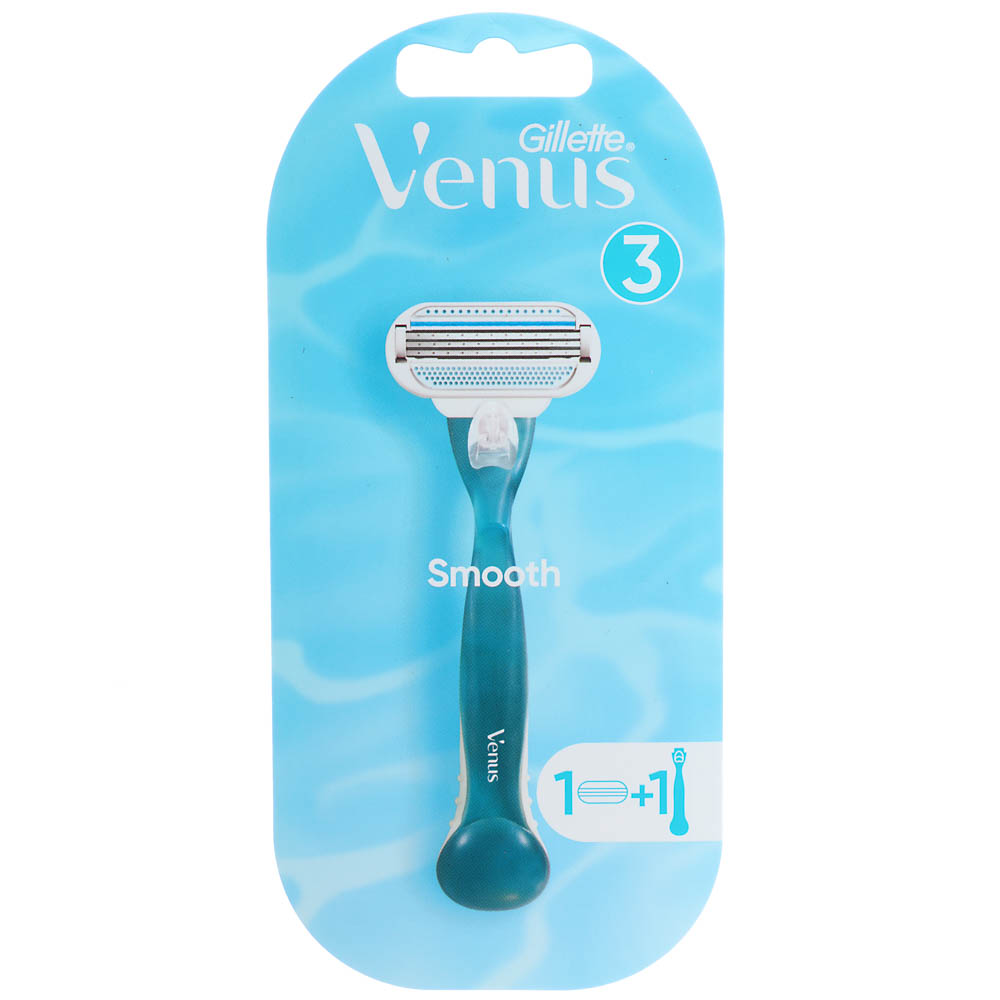 Станок для бритья женский VENUS, 1 сменная кассета, к/у, арт.№ 946-003