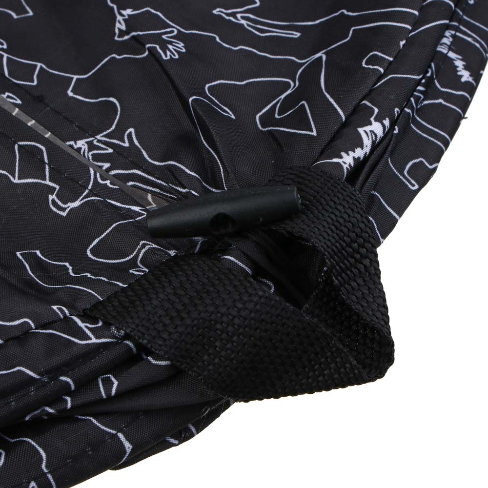 BY Русские Супергерои Корзина для белья с ручками, полиэстер, 45x45x65 см, чёрная, арт.№ 402-018