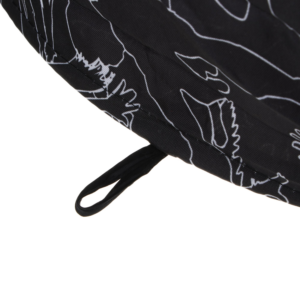 BY Русские Супергерои Корзина для белья с ручками, полиэстер, 45x45x65 см, чёрная, арт.№ 402-018