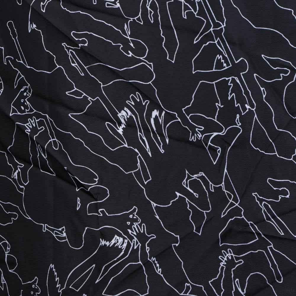 BY Русские Супергерои Корзина для белья с ручками, полиэстер, 45x45x65 см, чёрная, арт.№ 402-018