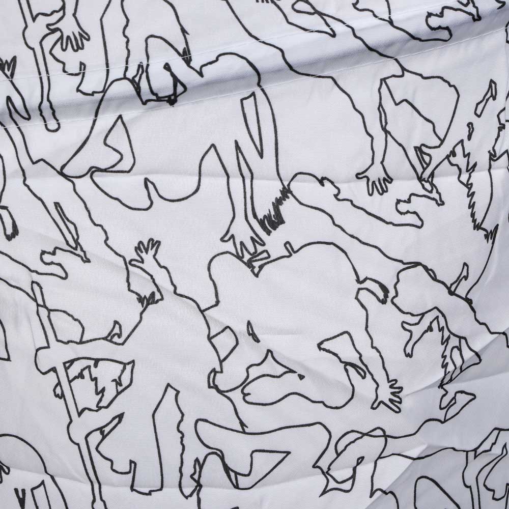 BY Русские Супергерои Корзина для белья с ручками, полиэстер, 45x45x65 см, белая, арт.№ 402-019