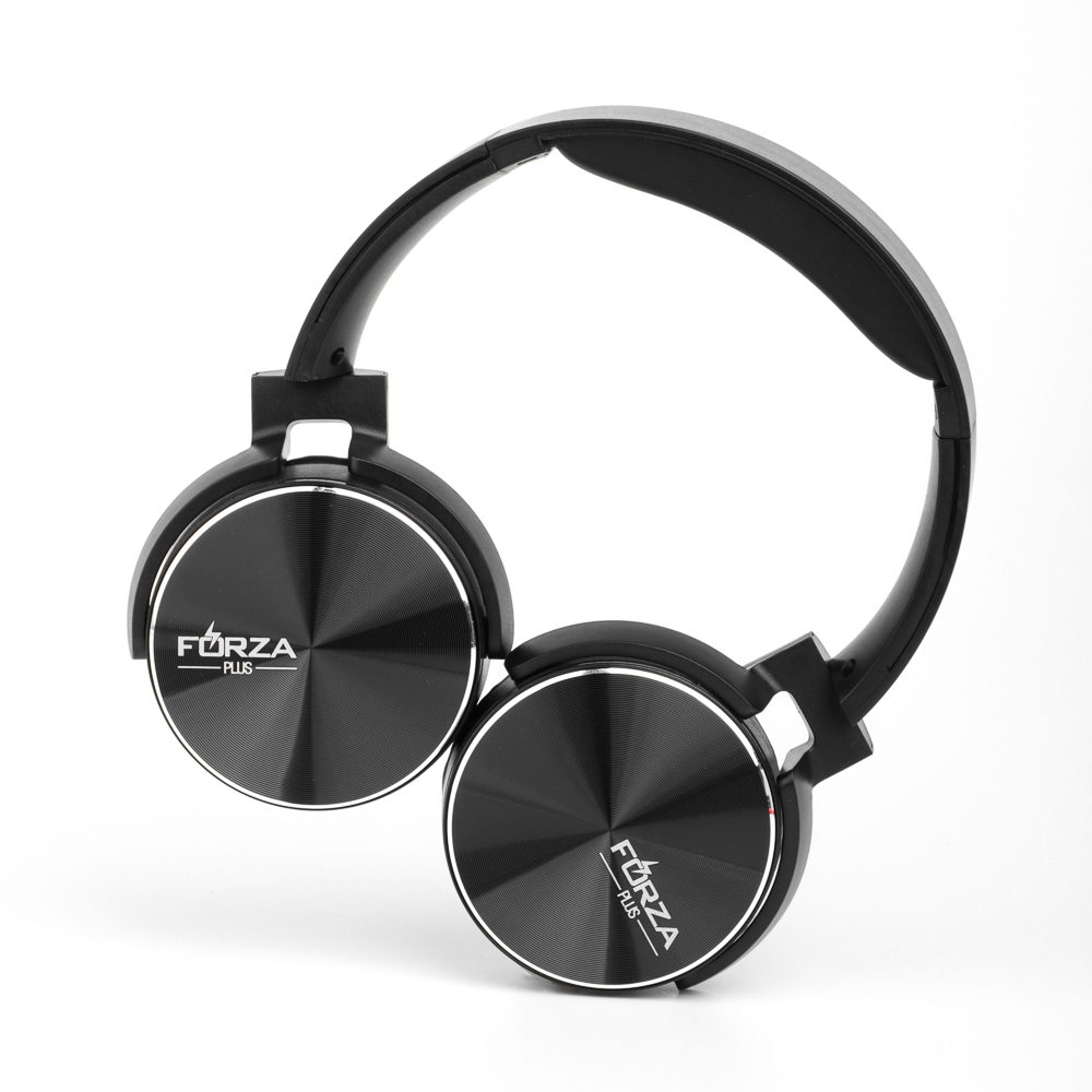 Наушники проводные полноразмерные FORZA Металлик, гарнитура, коробка картон, 2 цвета, арт.№ 916-136