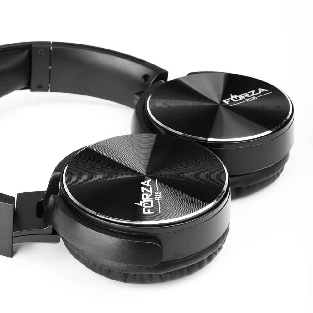 Наушники проводные полноразмерные FORZA Металлик, гарнитура, коробка картон, 2 цвета, арт.№ 916-136