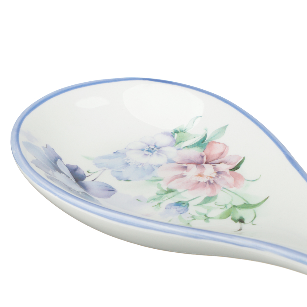 Подставка под ложку 24,7х9х2,5см, тм MILLIMI Гарден, керамика, арт.№ 824-296