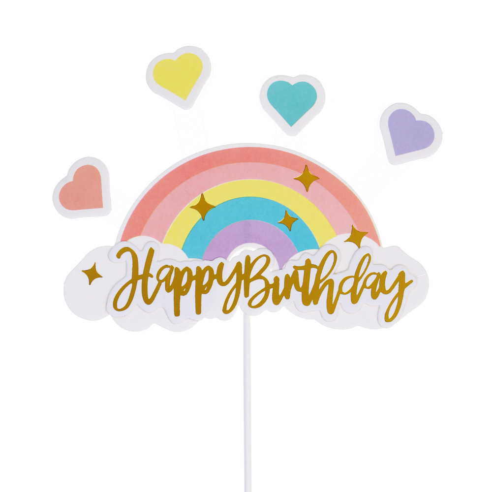 FNtastic Декор для праздничного стола, радуга, 19,5 см, 2 дизайна, арт С1 (530-314), арт.№ 349-599