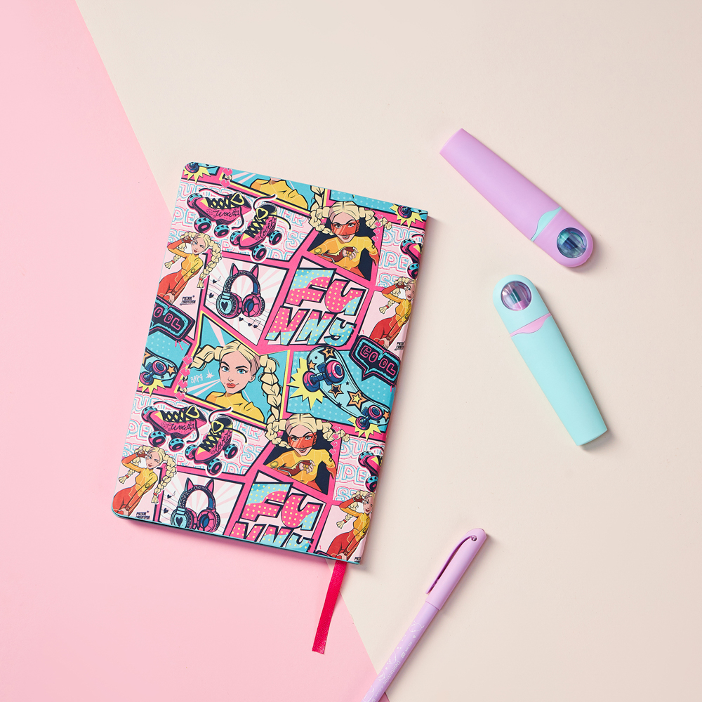 BY Русские Супергерои Бизнес - блокнот А5, 192стр., гибкая обл., цв.срез, закл., "Заря Фэшн", арт.№ 801-020