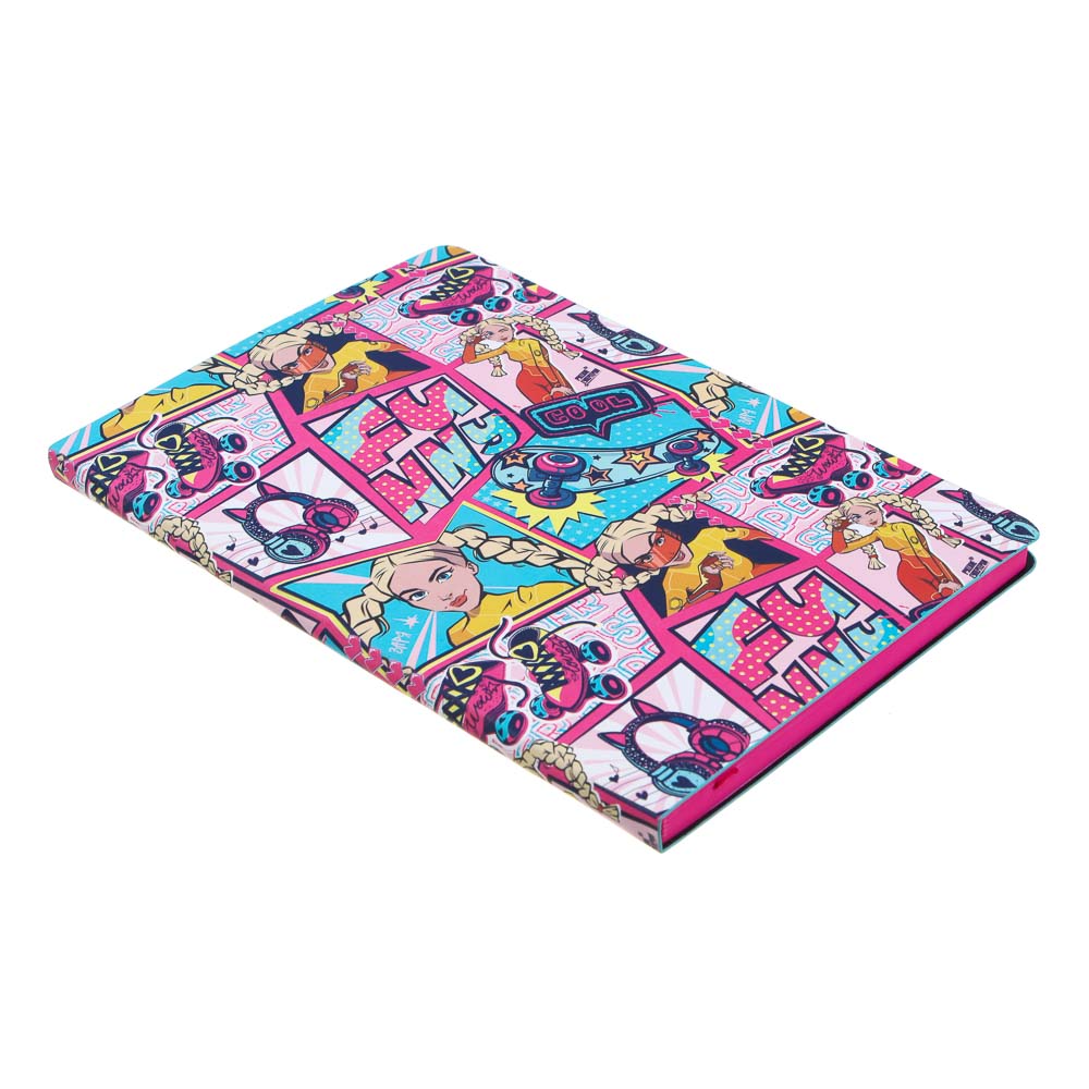 BY Русские Супергерои Бизнес - блокнот А5, 192стр., гибкая обл., цв.срез, закл., "Заря Фэшн", арт.№ 801-020