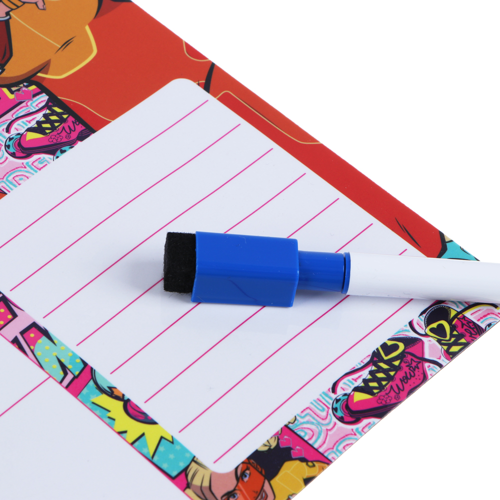 BY Русские Супергерои Маркерная доска - планировщик, гибкая, магнитная, 30х40см, ПЭТ, маркер, "Заря", арт.№ 801-021