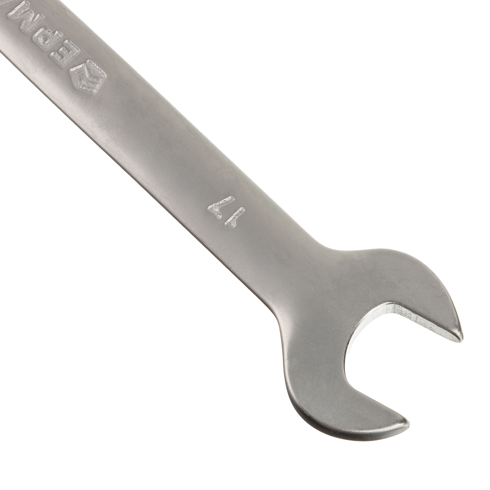 ЕРМАК Ключ рожково-накидной, 17мм, матовый CRV, арт.№ 736-058