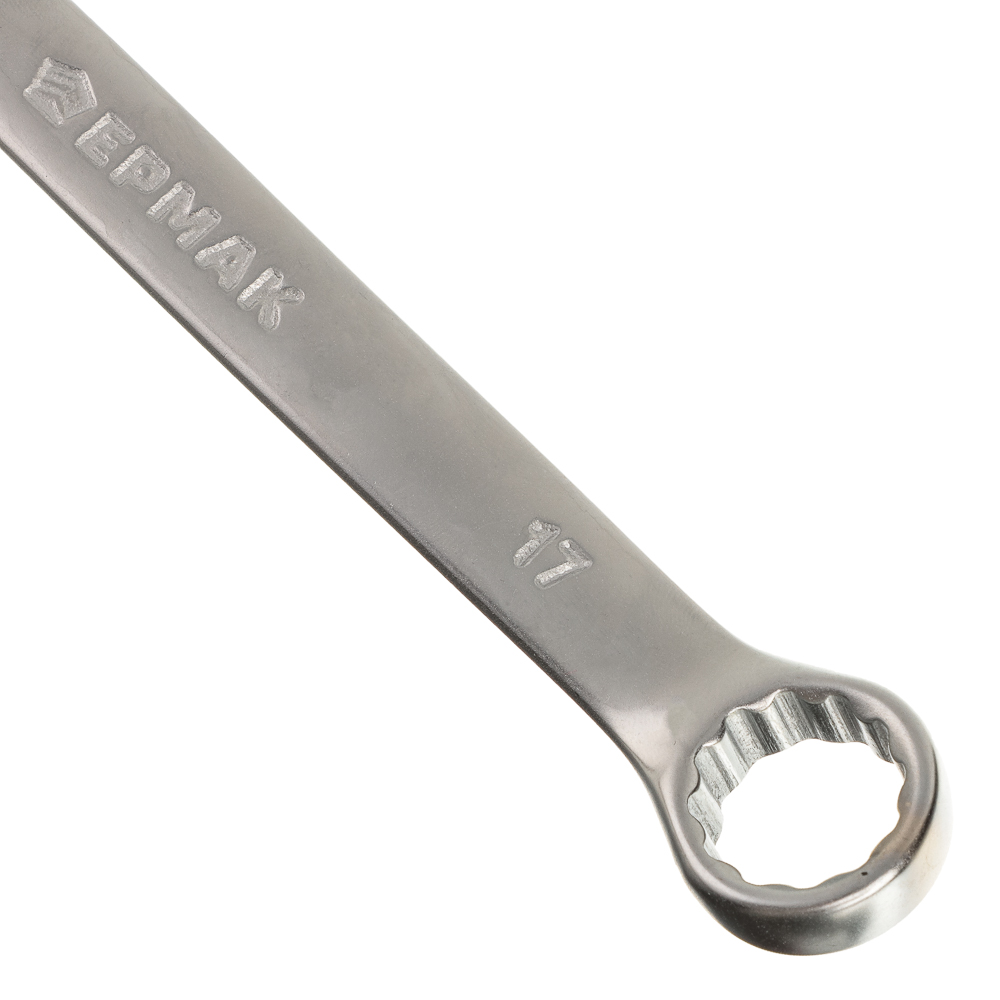 ЕРМАК Ключ рожково-накидной, 17мм, матовый CRV, арт.№ 736-058