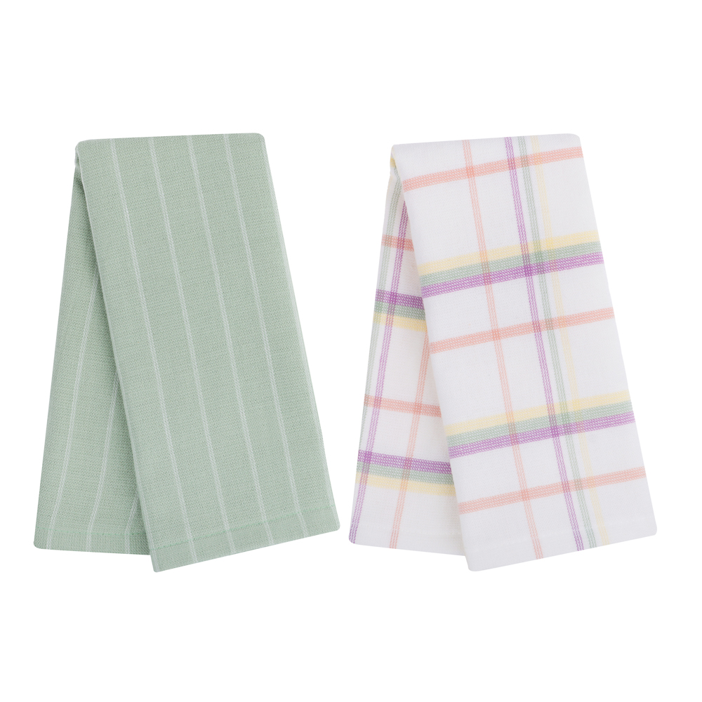 PROVANCE Ботаника Комплект кухонных махровых полотенец 2шт, 30х50см, 100% хлопок, арт.№ 488-186