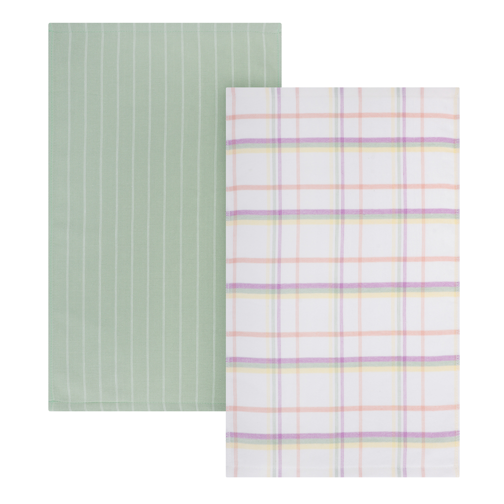 PROVANCE Ботаника Комплект кухонных махровых полотенец 2шт, 30х50см, 100% хлопок, арт.№ 488-186