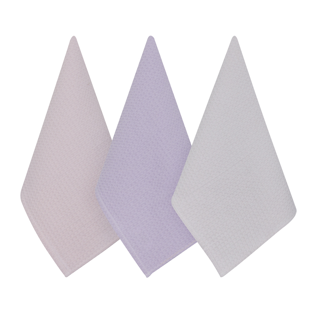 PROVANCE Ботаника Комплект вафельных полотенец 3шт, 40х60см,100% хлопок, арт.№ 488-187