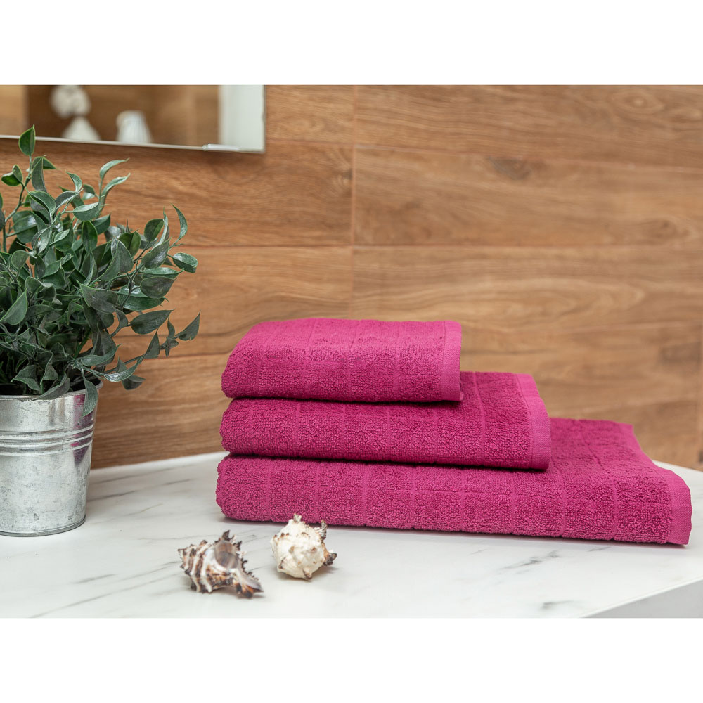 PROVANCE Линт Полотенце махровое, 100% хлопок, 50х90см, ягодный, арт.№ 484-016