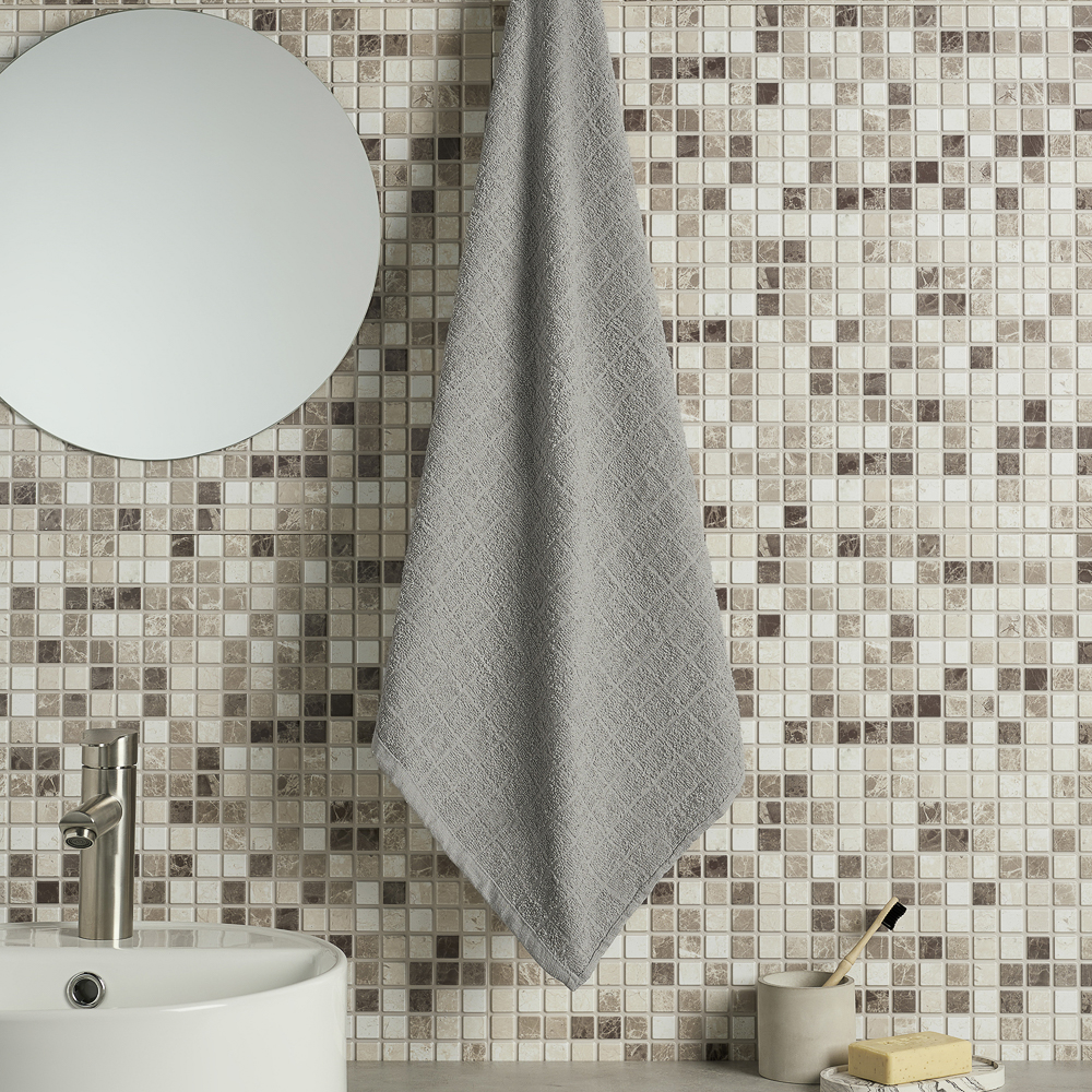 PROVANCE Линт Полотенце махровое, 100% хлопок, 70х130см, серый, арт.№ 484-021