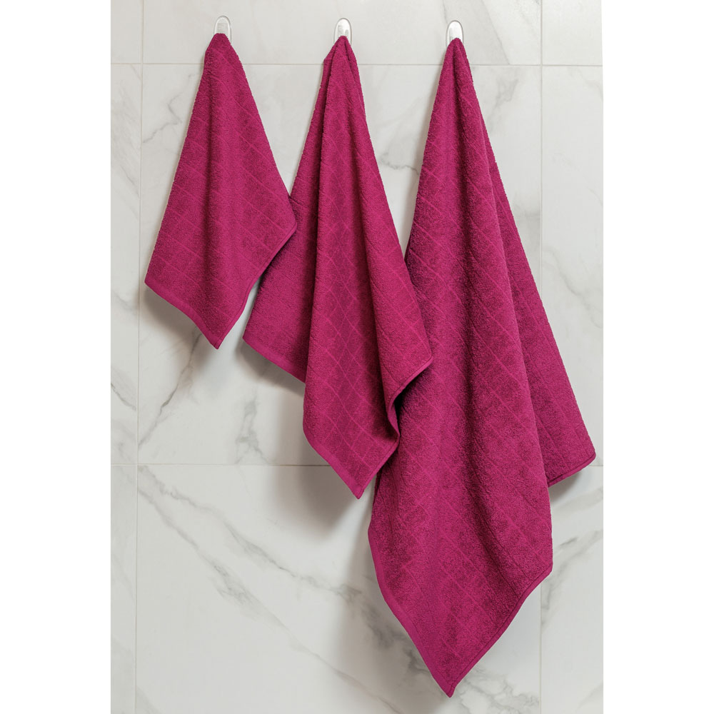 PROVANCE Линт Полотенце махровое, 100% хлопок, 70х130см, ягодный, арт.№ 484-020