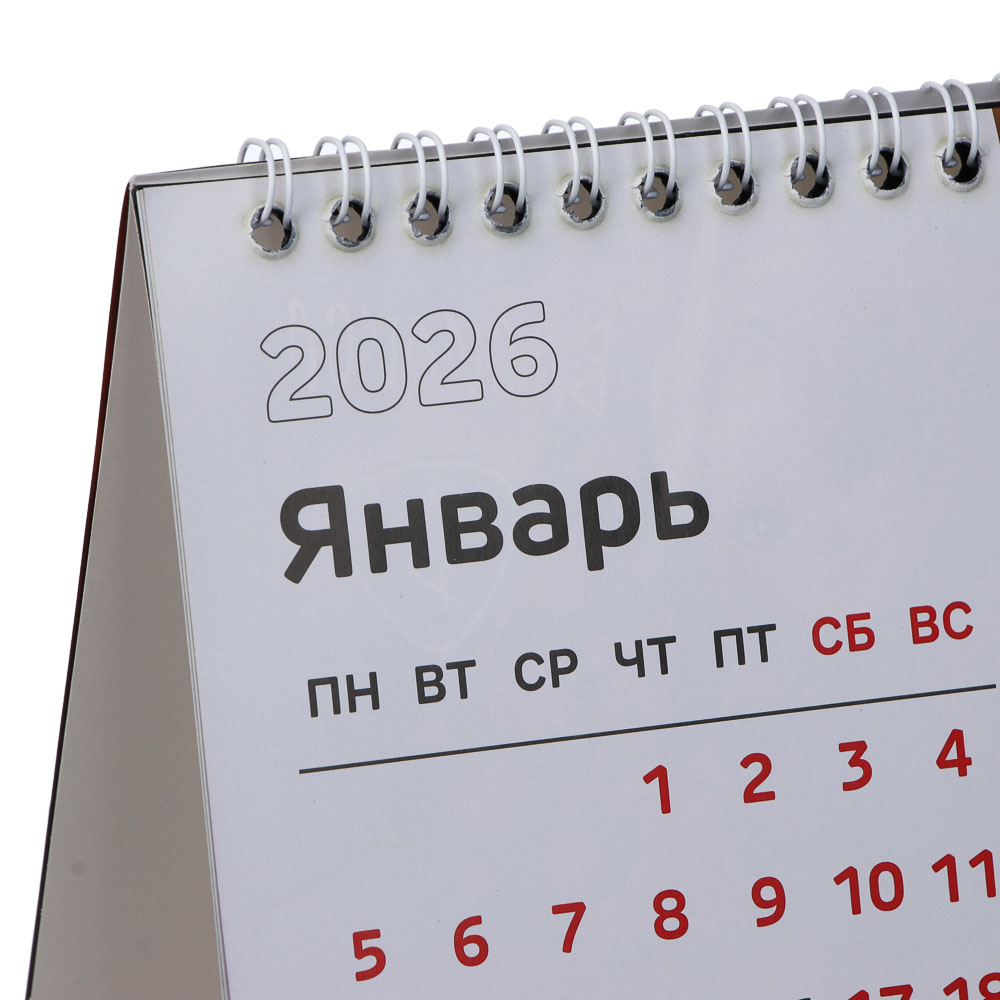 Календарь-домик настольный тм BY Русские Супергерои, 23x17см, арт.№ 584-809