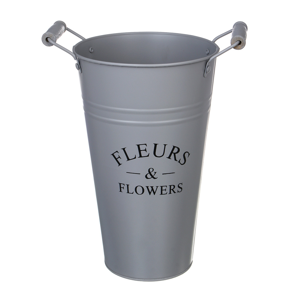 Кашпо для цветов, 15,5х22х27,5 см, металл, арт.№ 597-298