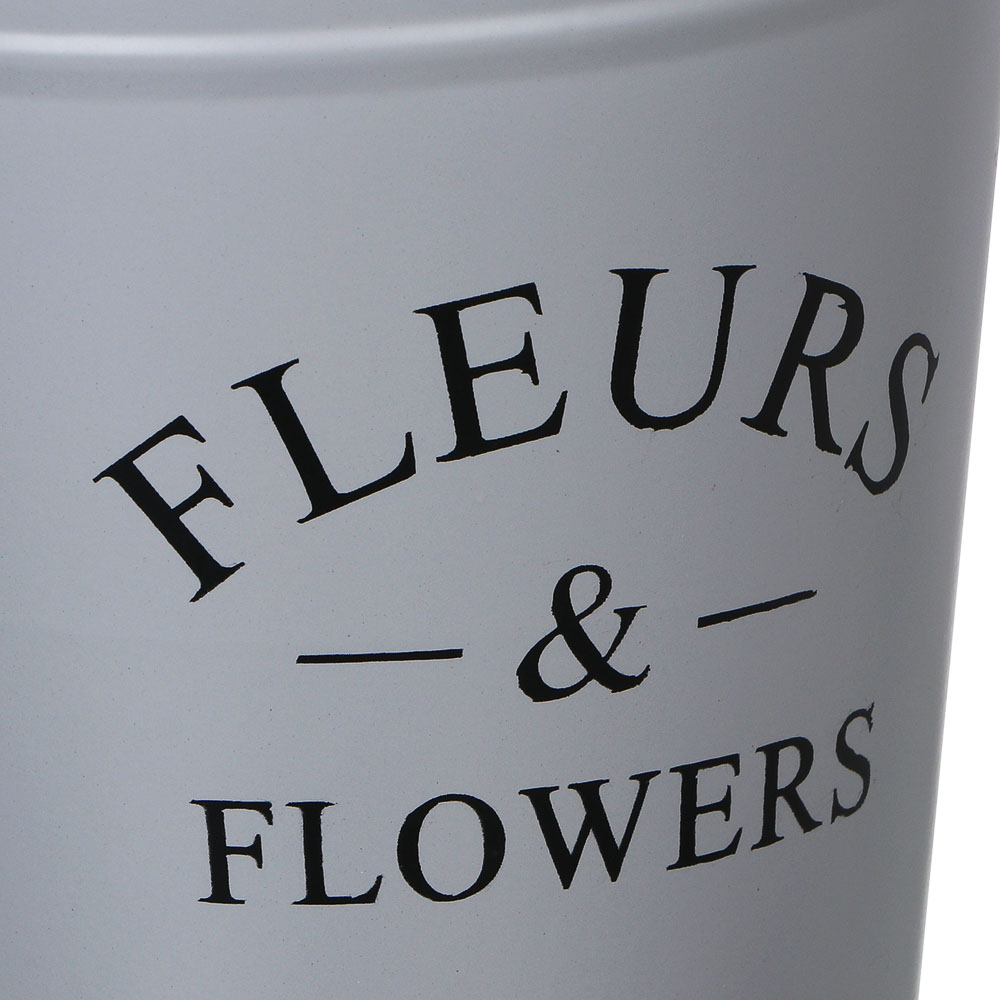 Кашпо для цветов, 15,5х22х27,5 см, металл, арт.№ 597-298