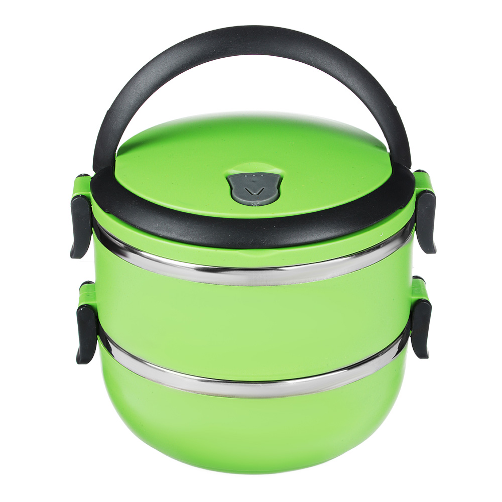 VETTA Ланч-бокс 14см, 2 отделения, 1,4л, 2 цвета, арт.№ 841-711