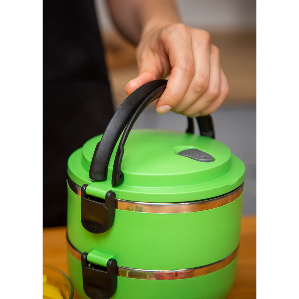 VETTA Ланч-бокс 14см, 2 отделения, 1,4л, 2 цвета, арт.№ 841-711