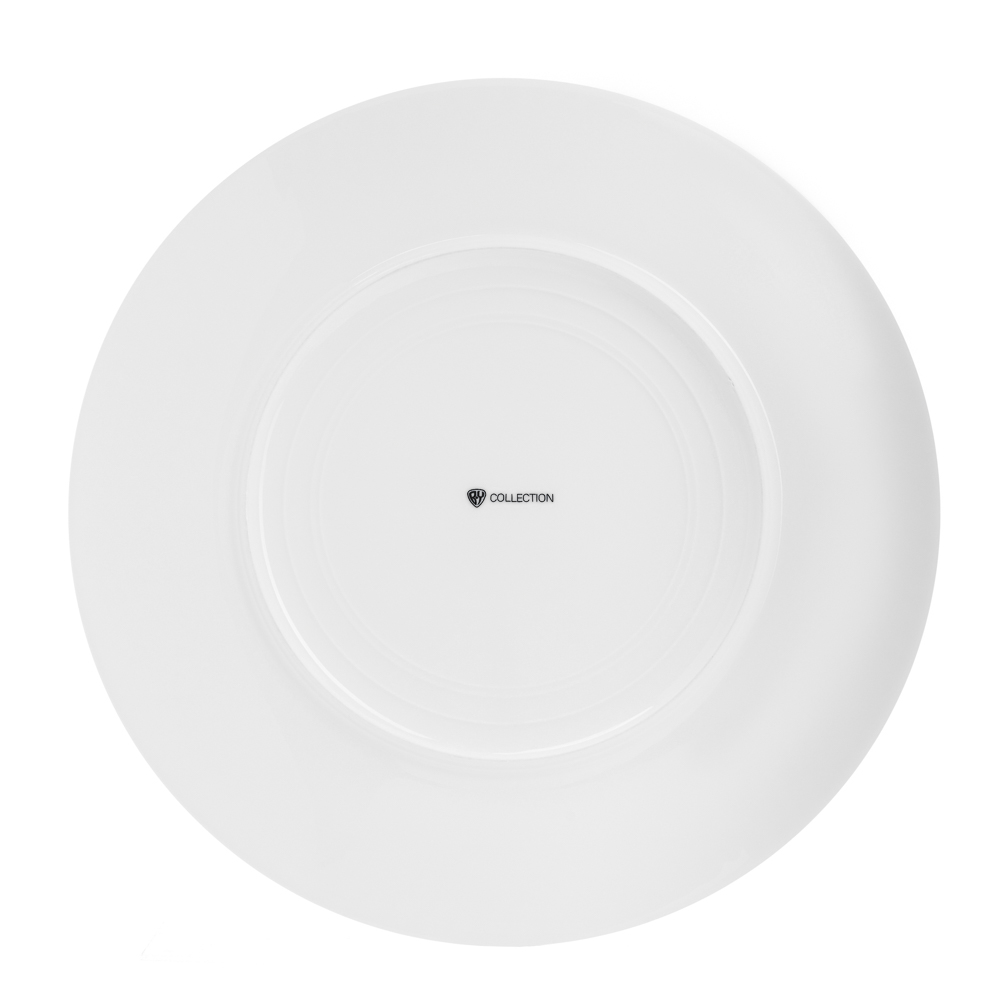 BY COLLECTION White Line Тарелка подстановочная, 26,5см, фарфор, рельеф, арт.№ 820-812