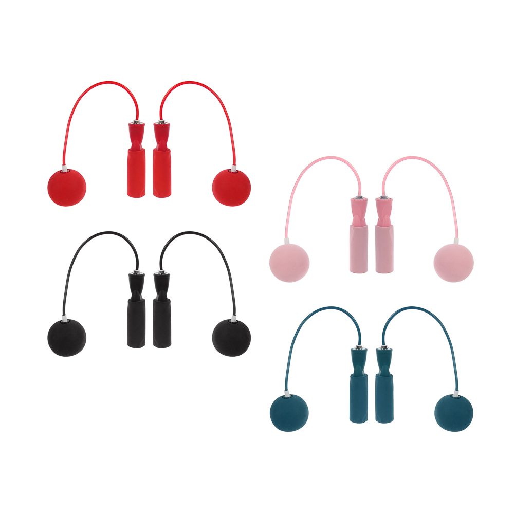 Скакалка беспроводная тм BY SPORT, d5мм, утяжелители d6,5см, 608Z, ПП, ПВХ, ЭВА, 4 цвета, арт.№ 190-034