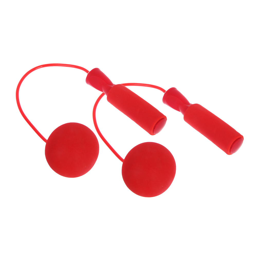 Скакалка беспроводная тм BY SPORT, d5мм, утяжелители d6,5см, 608Z, ПП, ПВХ, ЭВА, 4 цвета, арт.№ 190-034