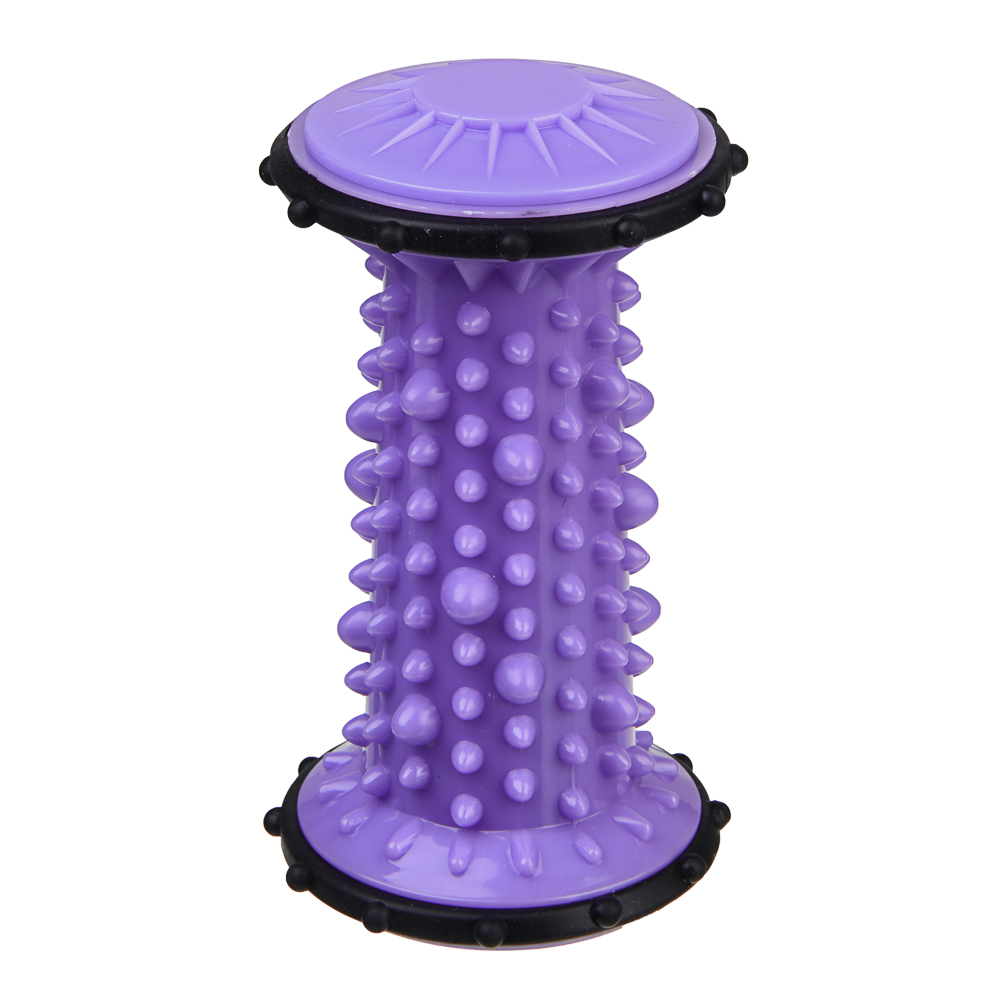 Ролик массажный для рук и ног тм BY SPORT, 13,5x7см, ABS, фиолетовый, арт.№ 192-135