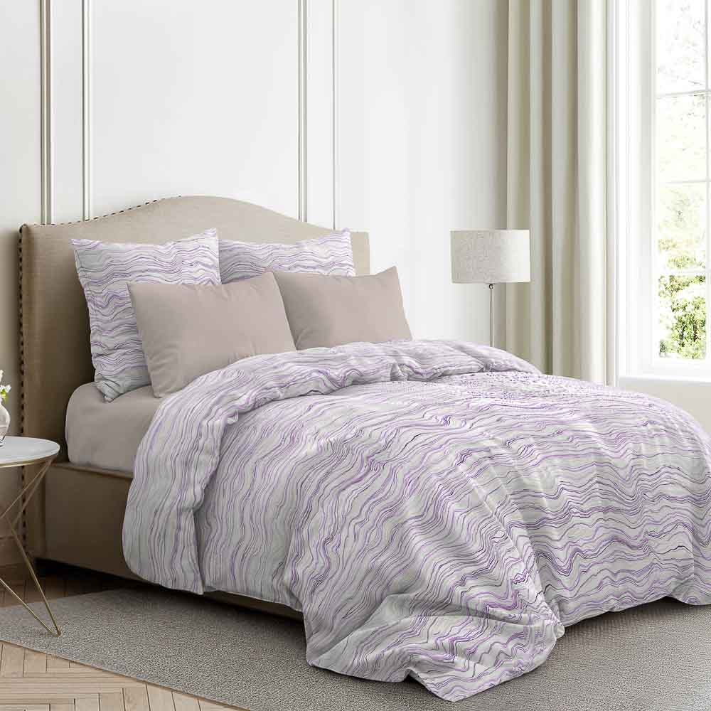 PROVANCE Ажур Дымчатая роза Простыня евро, 200х220см, поплин 110гр/м, 100% хлопок, 2 цвета, арт.№ 432-038