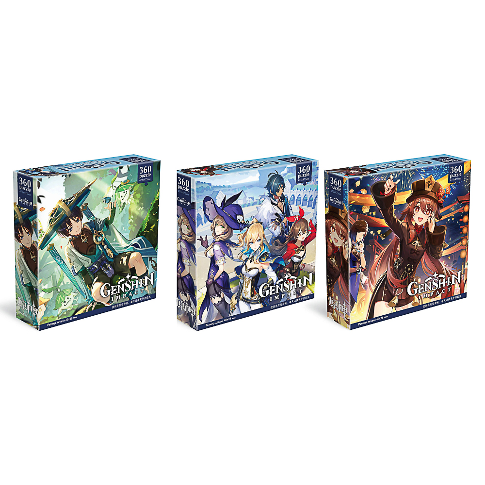 Геншин Пазл 360 элементов, 20,4x4,5x20,4 см, арт.№ 285-232
