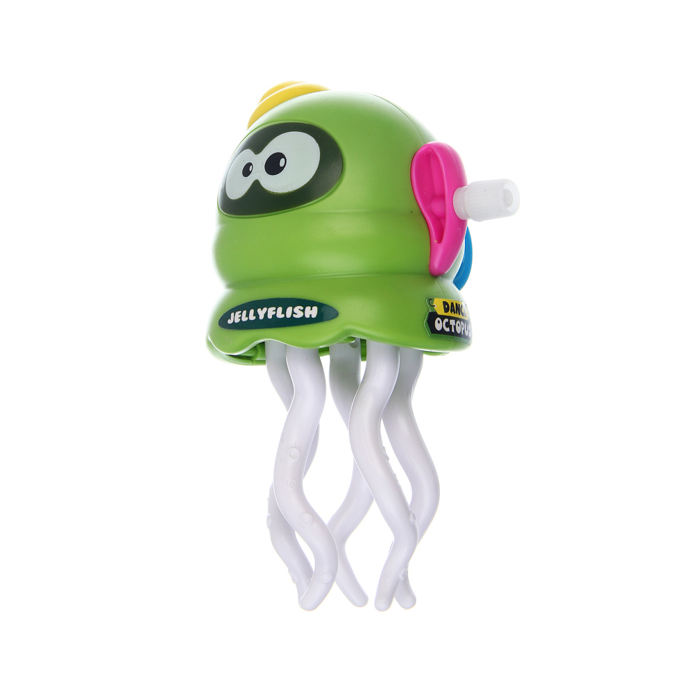 Заводная игрушка ИГРОЛЕНД "Веселая медуза", ABS, 9,5x5x5см, арт.№ 258-105