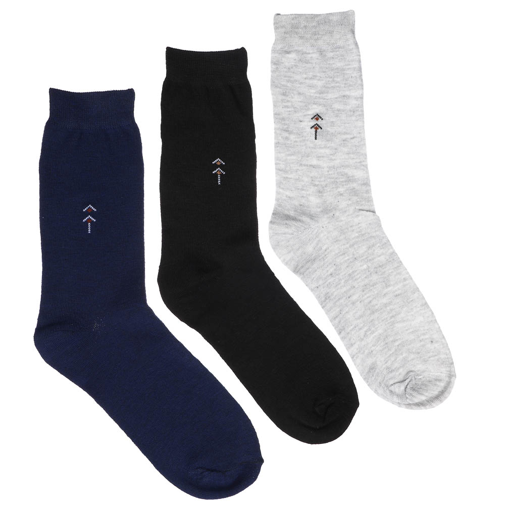 GALANTE Носки мужские, р.27-29, 85% хлопок, 10% полиамид, 5% спандекс, разноцветные, #3, арт.№ 019-066