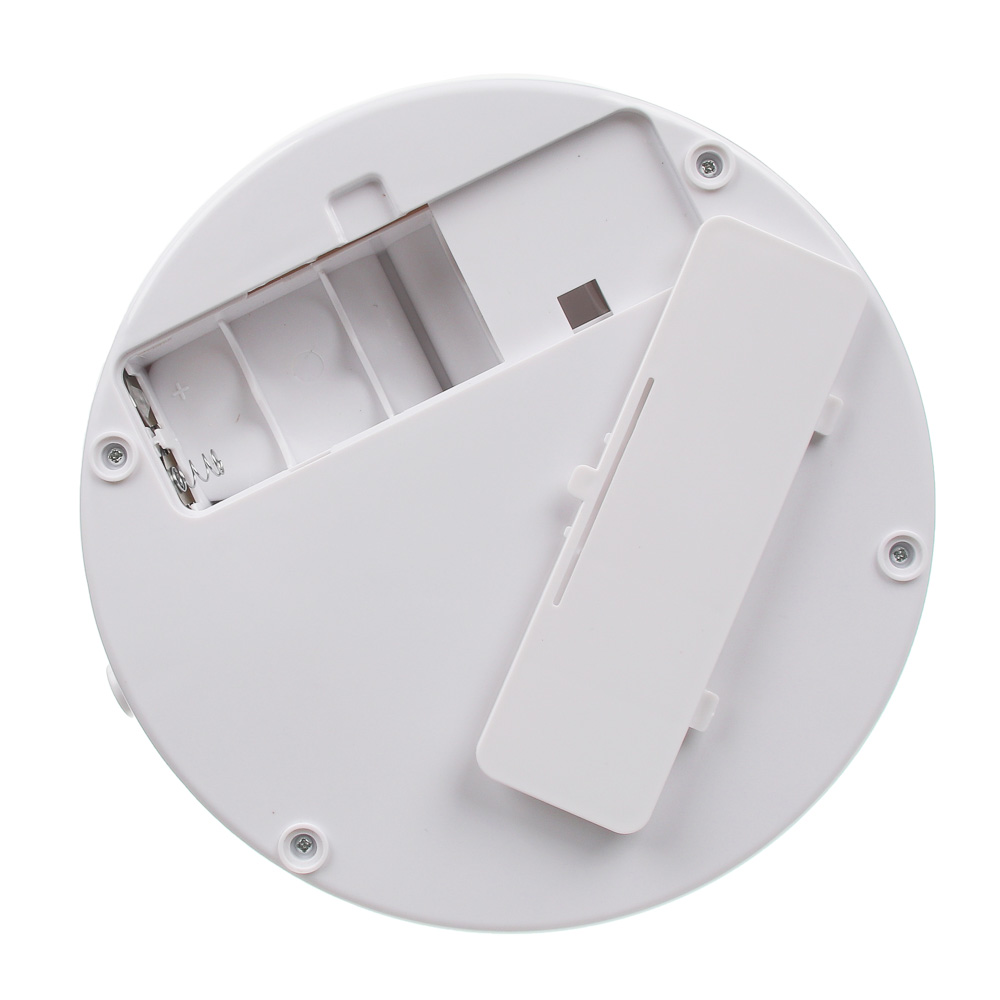 ЮНИLOOK Зеркало с LED-подсветкой, USB, 4хАА, пластик, стекло, d15,5см, арт.№ 347-093