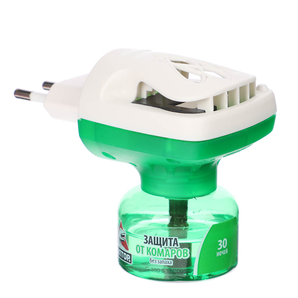 Комплект для защиты от комаров РАПТОР: электрофумигатор+жидкость без запаха, 30 ночей, 20мл, арт.№ 964-005