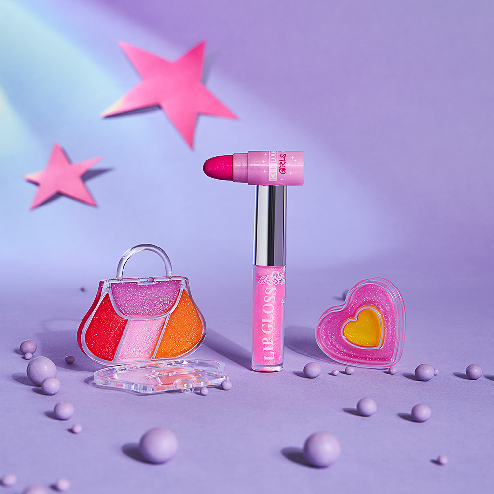 ЮНИLOOK Набор детской косметики в чемоданчике: тени, помада для губ, блеск для губ, лак для ногтей, арт.№ 330-531
