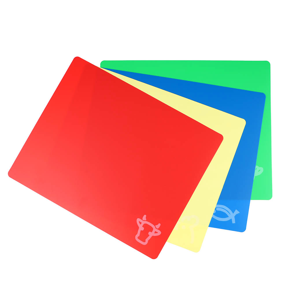 Набор досок разделочных гибких 4шт, полипропилен, 32,5х26,5см, арт.№ 852-097